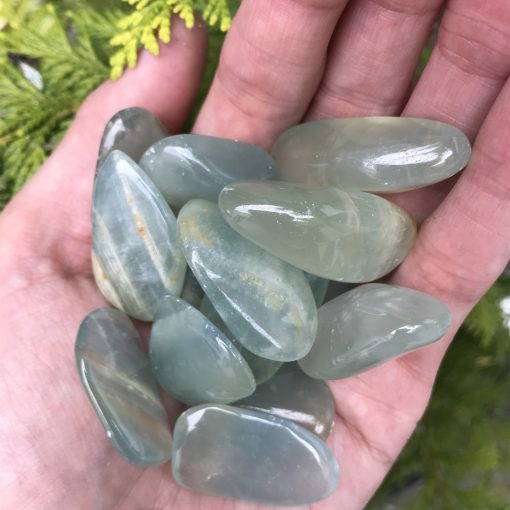 Lemurian Aquatine Calcite Tumbled - Image 2