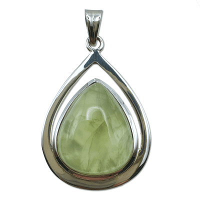 Prehnite Pendant 9.6g