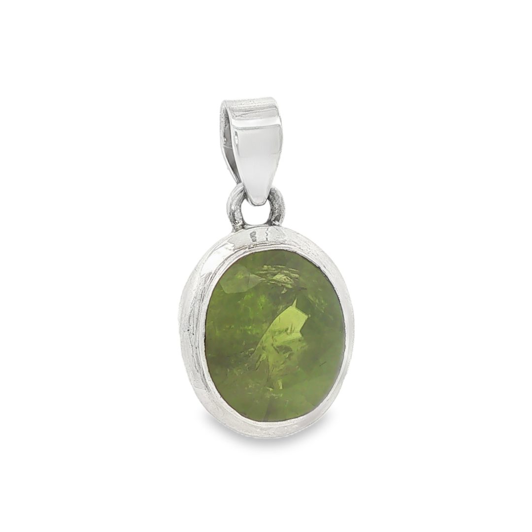 Peridot Oval Pendant 8.7g - Image 2