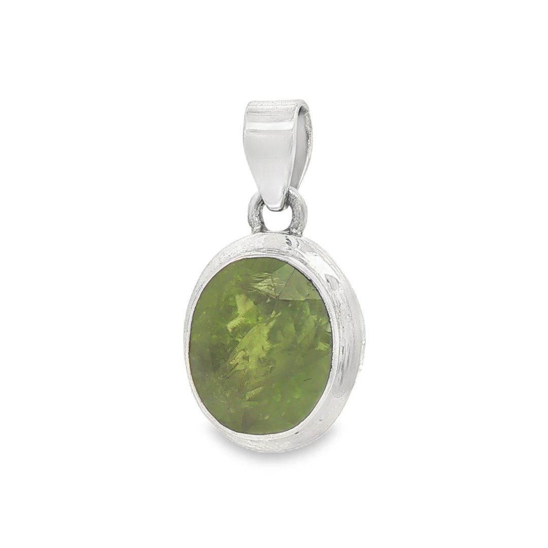 Peridot Oval Pendant 8.7g - Image 3
