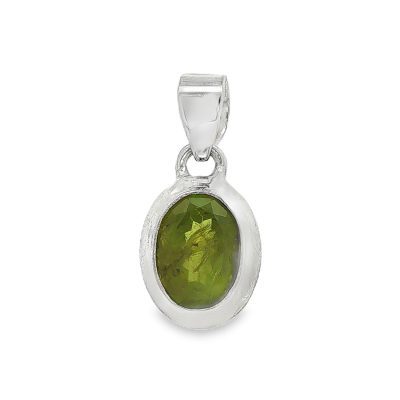 Peridot Oval Pendant 7.4g