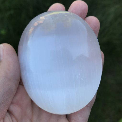 Selenite Large Palm Stone - Image 2