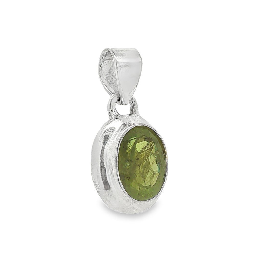 Peridot Oval Pendant 7.4g - Image 2