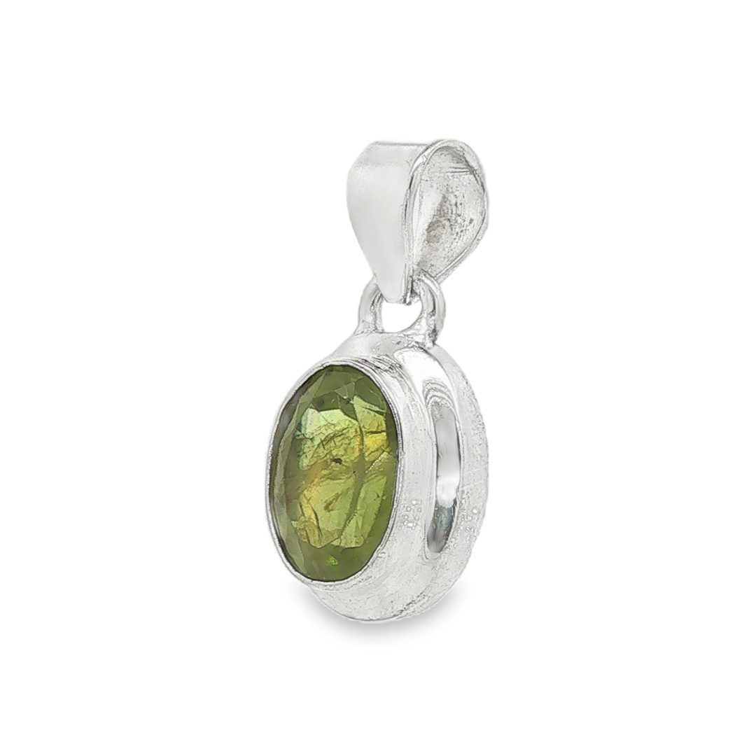 Peridot Oval Pendant 7.4g - Image 3