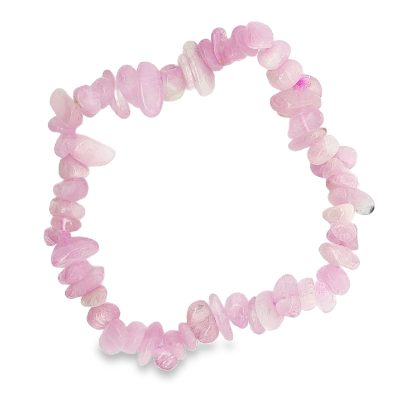Kunzite Smooth Chip Bracelet
