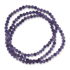 Amethyst 4mm Faceted Bead Bracelet - Image 3