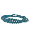 Apatite 4mm Faceted Bead Bracelet - Image 3