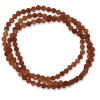 Carnelian 4mm Faceted Bead Bracelet - Image 2
