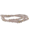 Morganite 4mm Faceted Bead Bracelet - Image 3