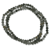 Moss Agate 4mm Faceted Bead Bracelet - Image 3