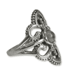 Rainbow Moonstone Ring Fancy Set 4.9g - Size O - Image 2