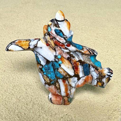 Claudia Peina Mohave Turquoise Dancing Bear N415