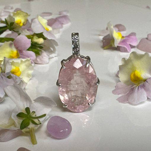 Superior Madagascan Morganite Pendant 3.4g - Image 2