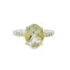 Prasiolite Oval Ring 4.3g
