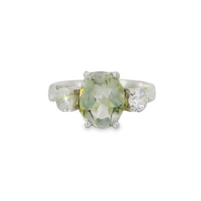 Prasiolite Oval Ring 2.5g