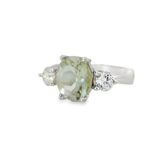 Prasiolite Oval Ring 2.5g - Image 3