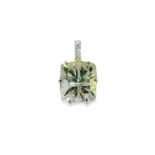 Prasiolite Square Pendant 2.5g