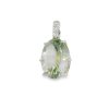 Prasiolite Oval Pendant 2.5g - Image 2