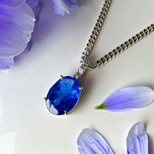 Tanzanite Oval Pendant 4g - Image 3