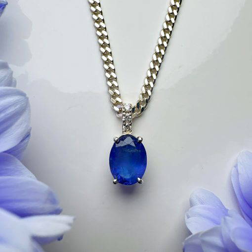 Tanzanite Oval Pendant 1.6g - Image 3