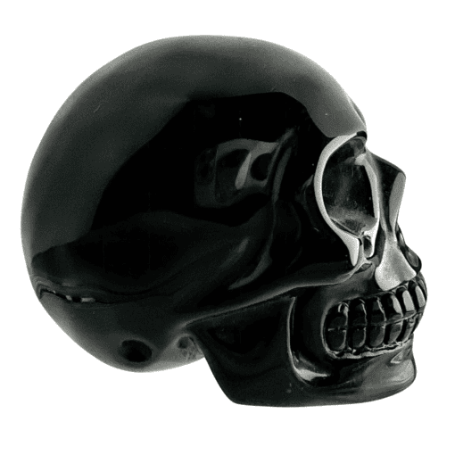 Black Obsidian Skull 321.3g - Image 3