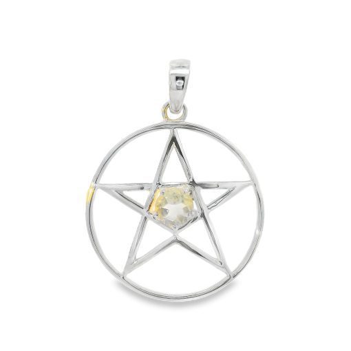Libyan Gold Pentagram Pendant 2.8g - Image 2