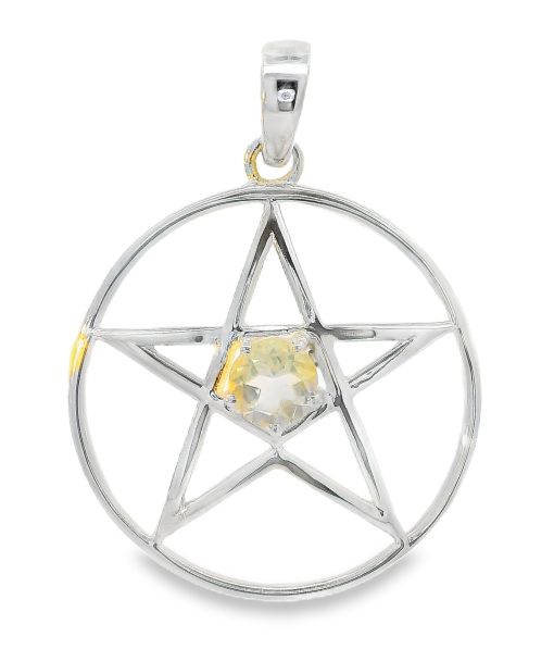 Libyan Gold Pentagram Pendant 2.8g