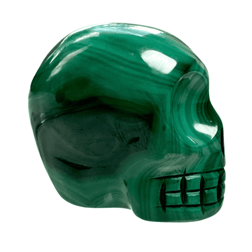 Malachite Skull 71.3g - Image 2