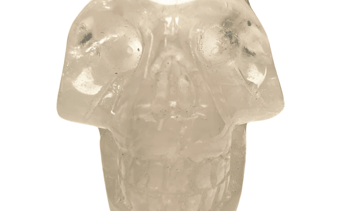 Rose Quartz Skull 86.3g