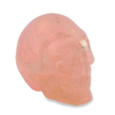 Rose Quartz Skull 86.3g