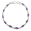 Amethyst Faceted Peardrop Bracelet 5.5g - Image 2