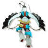 Inlaid Eagle Dancer Brooch/Pendant by Jonathan Beyuka