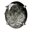 Tourmalinated Quartz Oval Ring 7.1g - Image 2