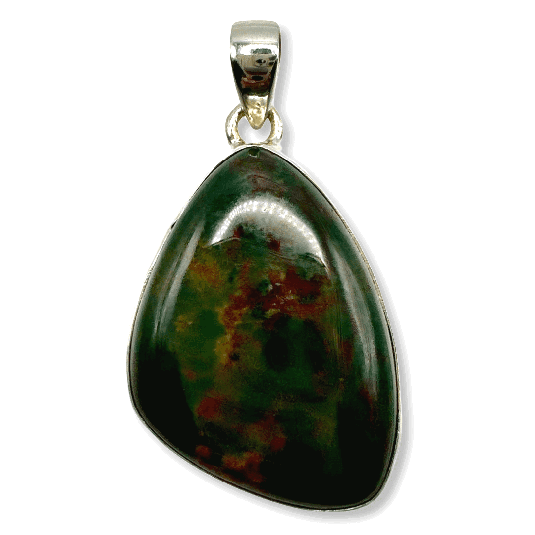 Bloodstone Pendant 8.7g Happy Glastonbury Crystals Gems