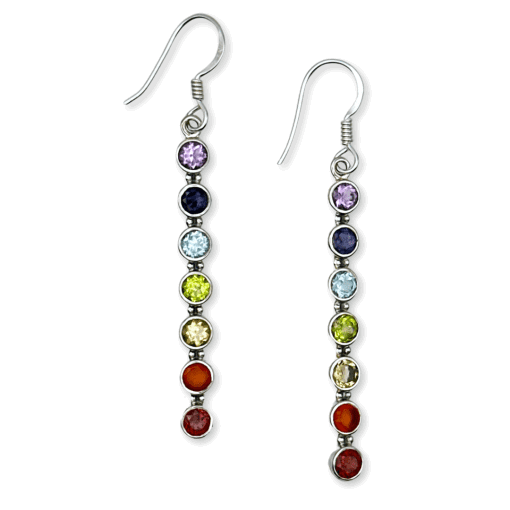 Chakra Small Drop Earrings