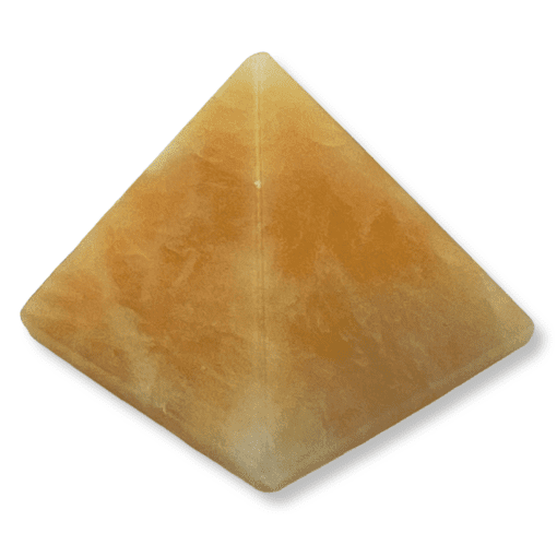 Orange Calcite Pyramid