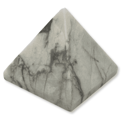 White Howlite Pyramid