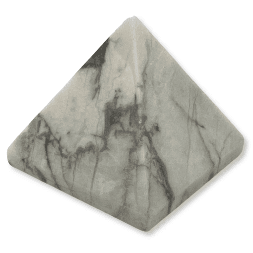 White Howlite Pyramid