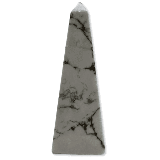 White Howlite Obelisk