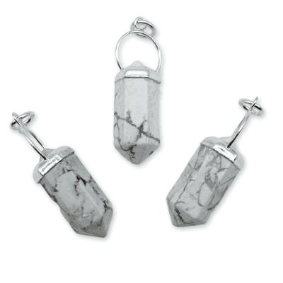 White Howlite Mini Bullet Point