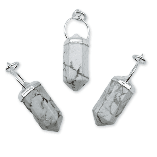 White Howlite Mini Bullet Point