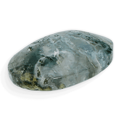 Moss Agate Palm Stone 78g
