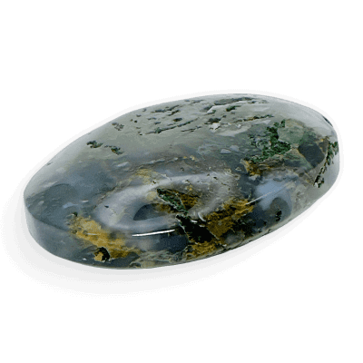 Moss Agate Palm Stone 75g