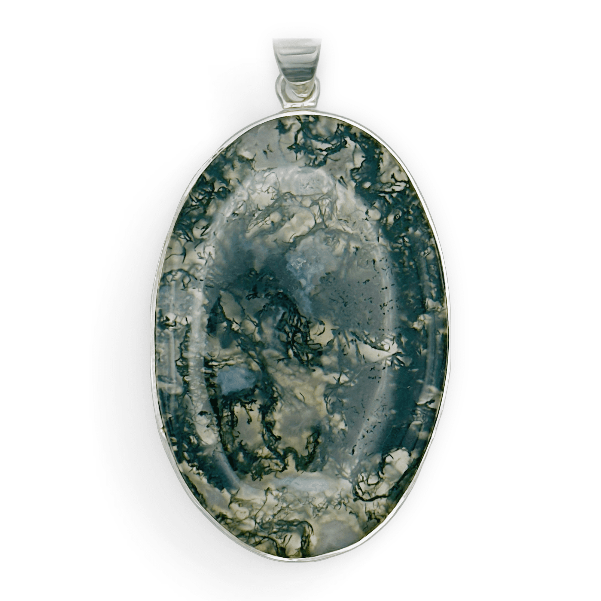 Moss Agate Pendant 11g