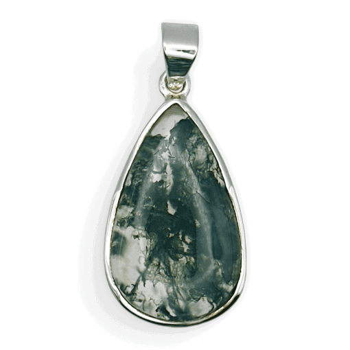 Moss Agate Pendant 6.1g