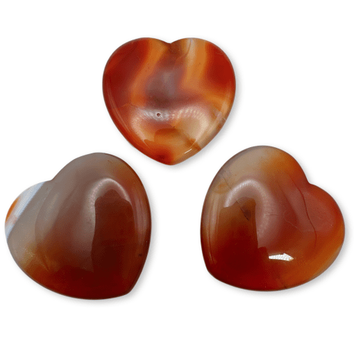 Carnelian Flat Hearts