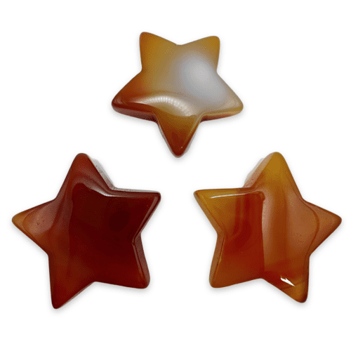 Carnelian Flat Stars