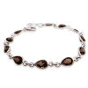 Smoky Quartz Pear Bracelet