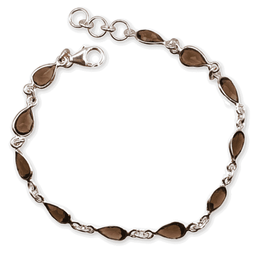 Smoky Quartz Pear Bracelet - Image 2