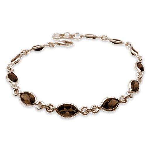 Smoky Quartz Marquise Bracelet